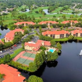 Aerial View of Audubon at feather sound